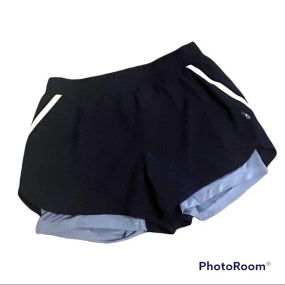 RBX Navy Blue Athletic Running Shorts Size Small - Picture 1 of 6